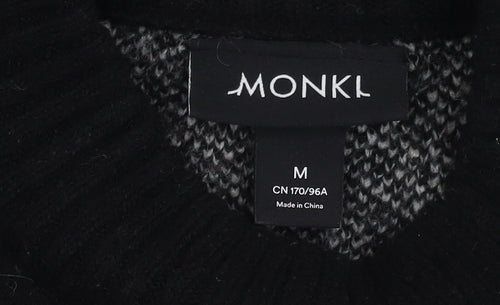 Monki Women's Multicoloured Mock Neck Jumper, Size M