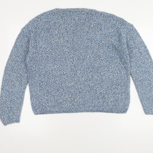 Marks and Spencer Women's Blue Knit Pullover Jumper Size 18