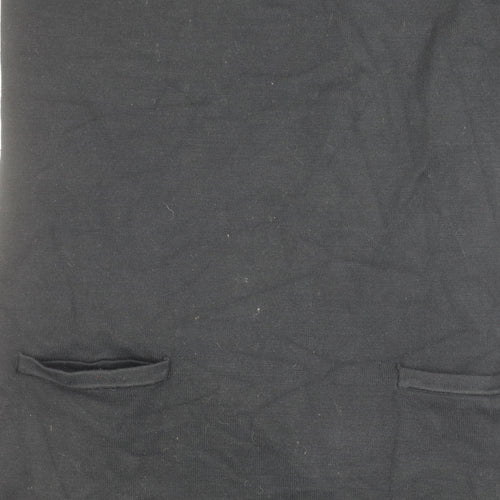 Roman Women's Black Blue Colourblock Pocket Dress Size 14