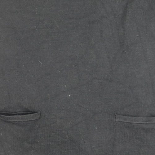 Roman Women's Black Blue Colourblock Pocket Dress Size 14