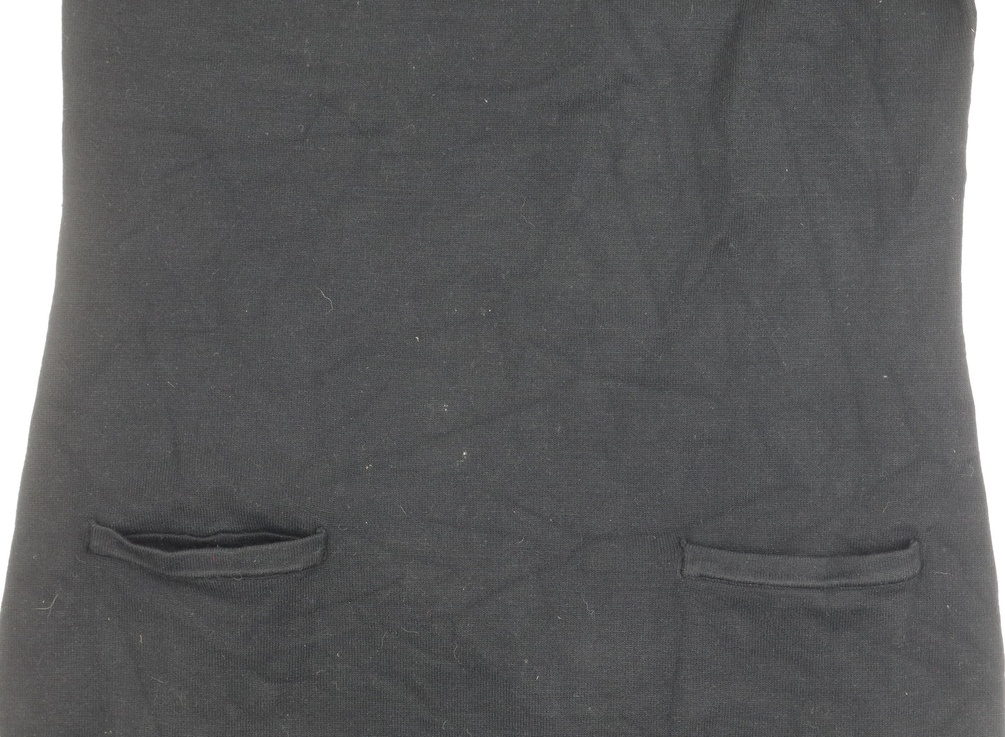 Roman Women's Black Blue Colourblock Pocket Dress Size 14