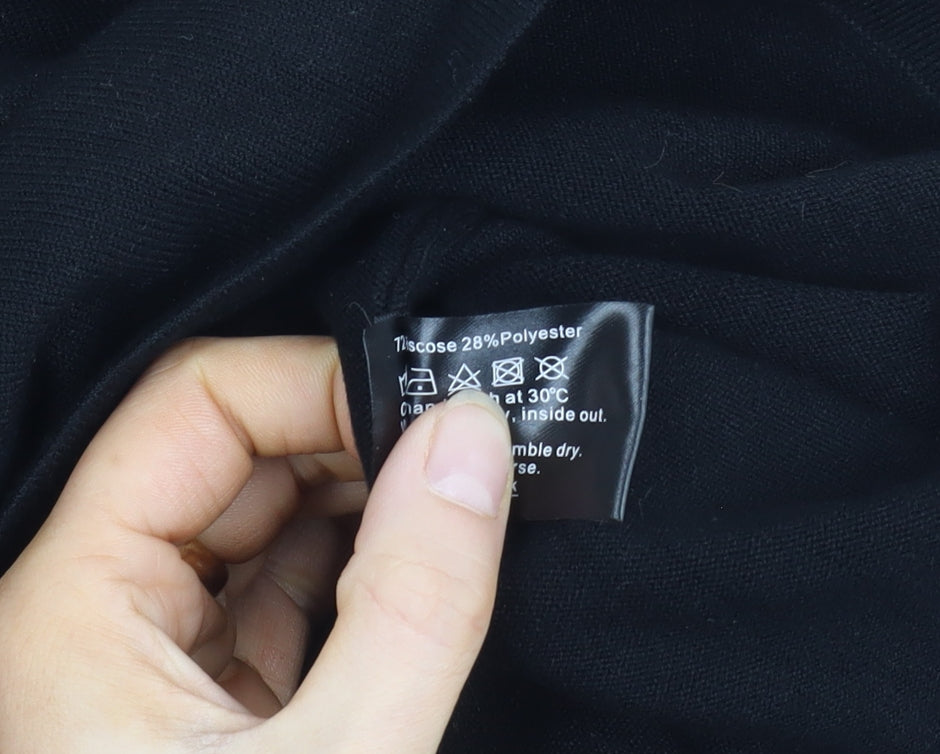 Roman Women's Black Blue Colourblock Pocket Dress Size 14