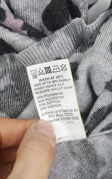 Marks and Spencer Women's Multicoloured Pullover Jumper Size 12