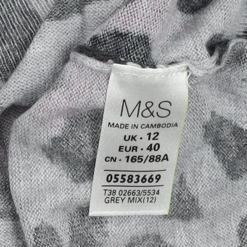 Marks and Spencer Women's Multicoloured Pullover Jumper Size 12