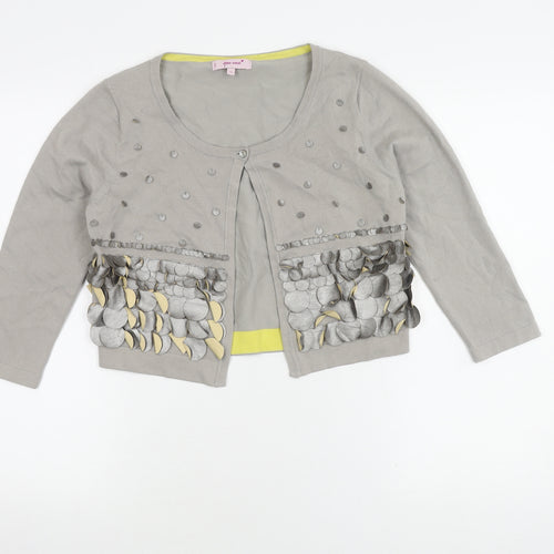 Marks and Spencer Women's Grey Cardigan, Size 12