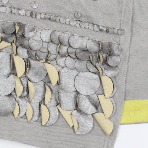 Marks and Spencer Women's Grey Cardigan, Size 12