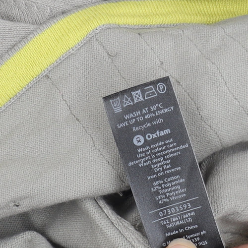 Marks and Spencer Women's Grey Cardigan, Size 12