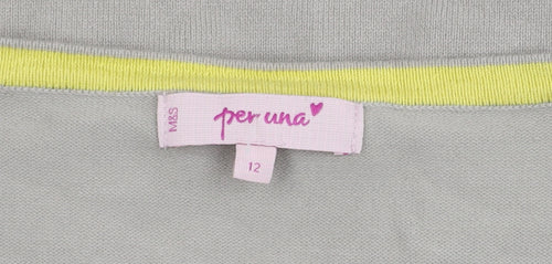 Marks and Spencer Women's Grey Cardigan, Size 12