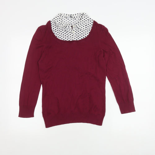 Laura Ashley Women's UK 12 Polka Dot Jumper