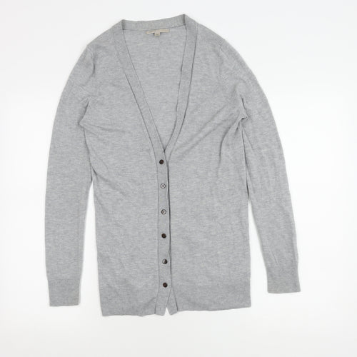 Gap Women's Grey Cardigan V-Neck S