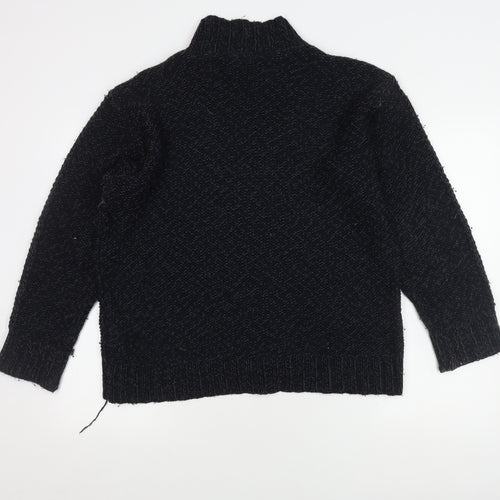 Red Herring Men's Black Knit Pullover Jumper M