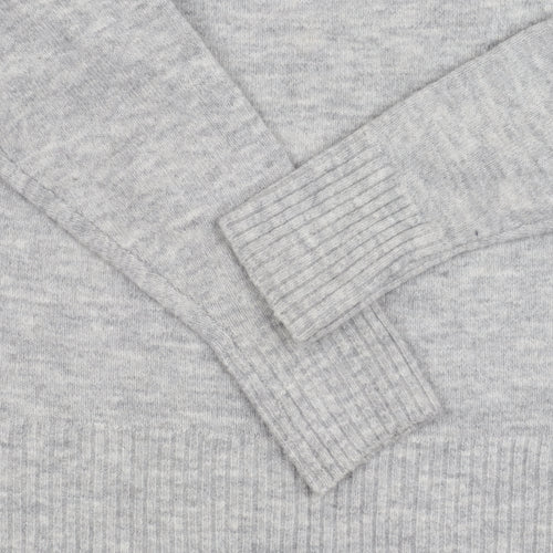 Mango Women's Grey Wool Blend Pullover Jumper XS