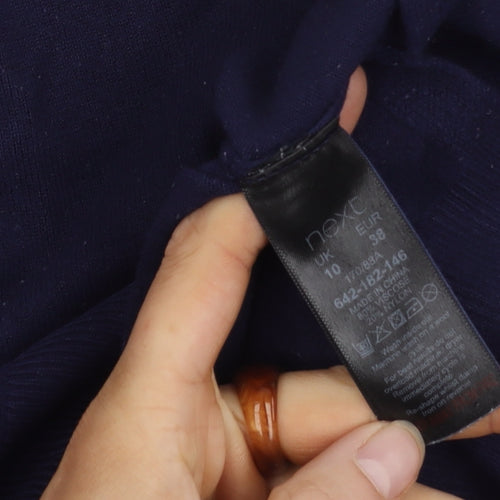 Next Women's Blue Floral Pullover Jumper, Size 10