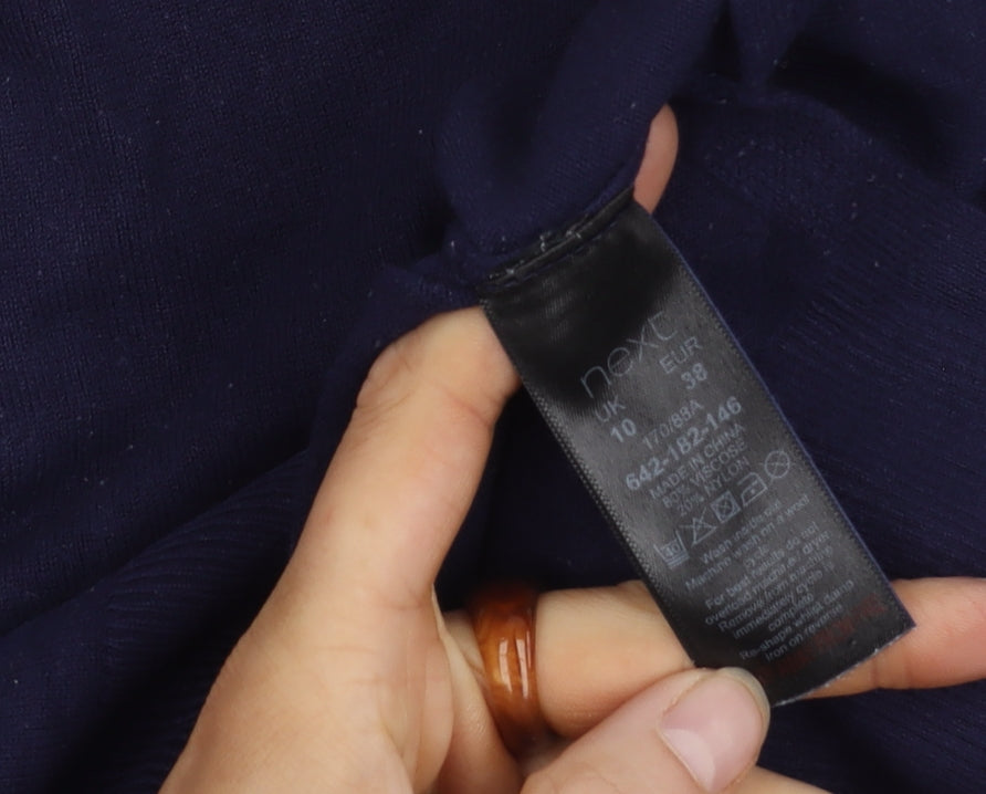 Next Women's Blue Floral Pullover Jumper, Size 10