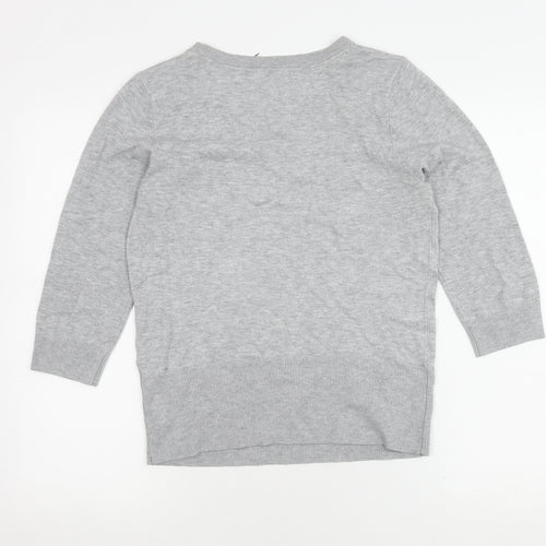 Red Herring Women's Grey Pullover Jumper Size 12