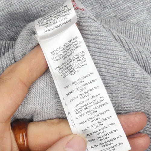 Red Herring Women's Grey Pullover Jumper Size 12