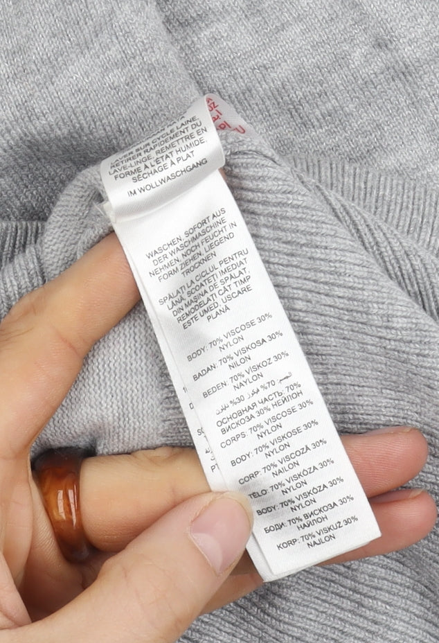 Red Herring Women's Grey Pullover Jumper Size 12