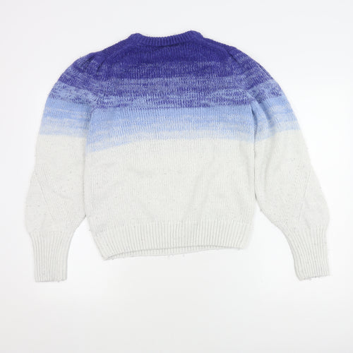 Per Una Women's Multicoloured Crew Neck Jumper Size 12