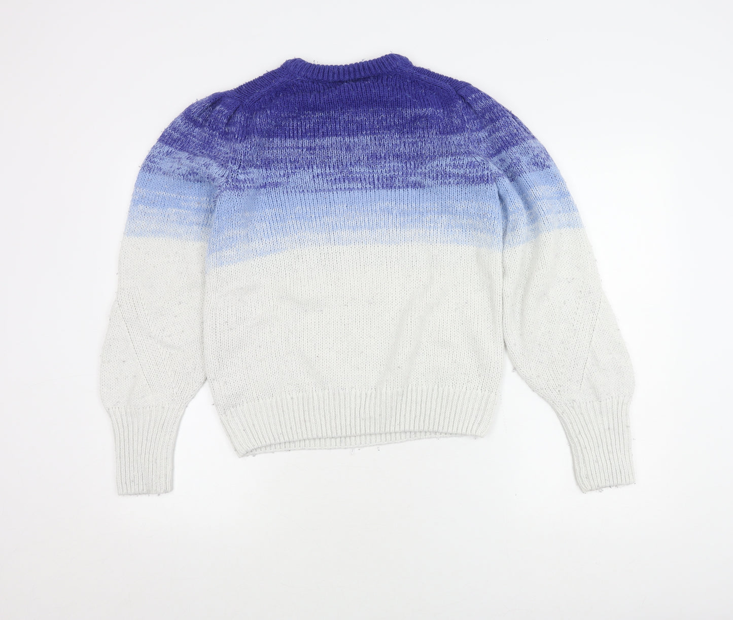 Per Una Women's Multicoloured Crew Neck Jumper Size 12