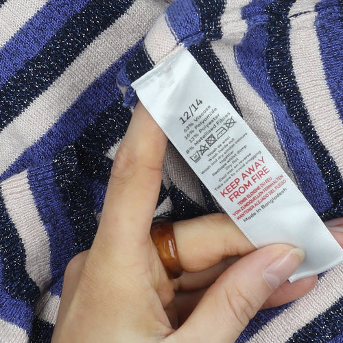 Bonmarché Women's Multicoloured Striped Pullover Jumper