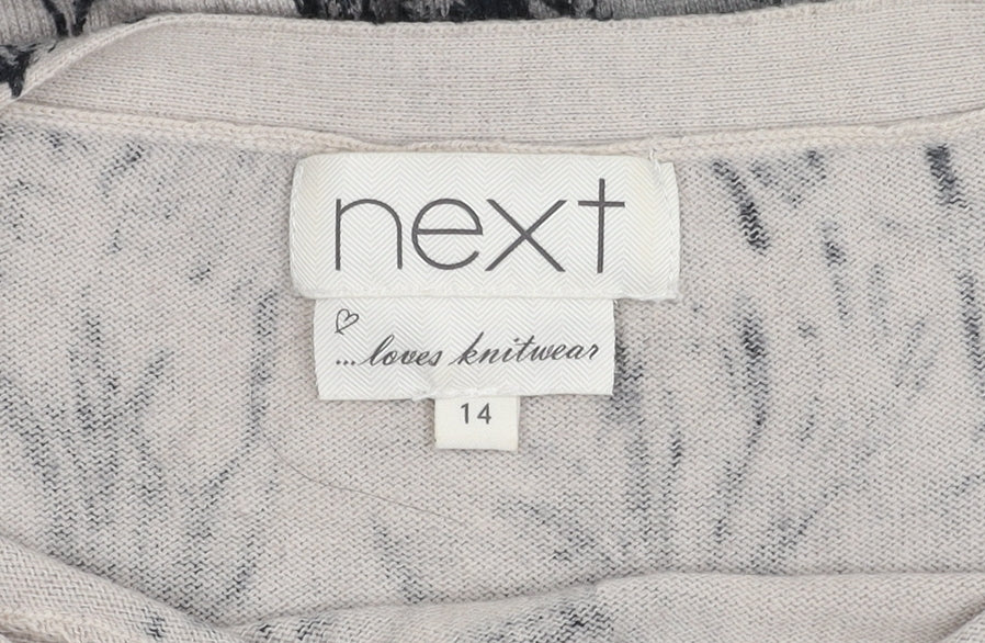 Next Women's Floral Pullover Jumper Size 14