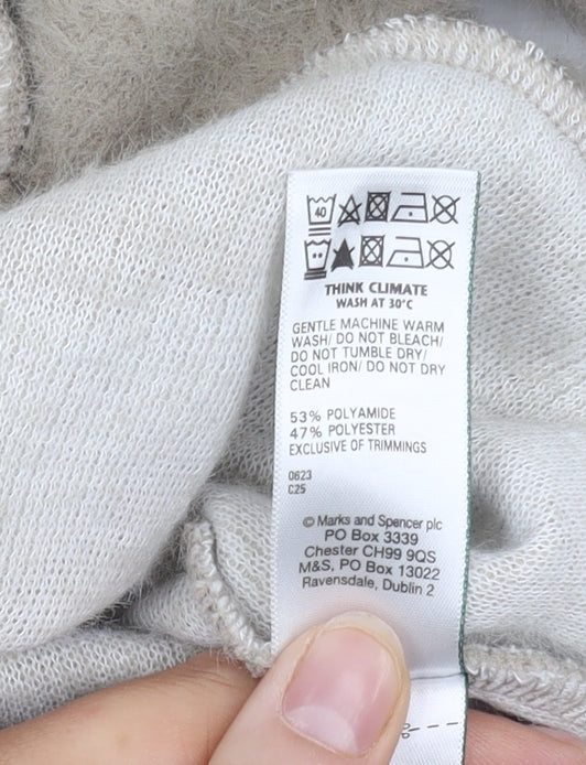 Marks and Spencer Women's Beige Animal Print Jumper M