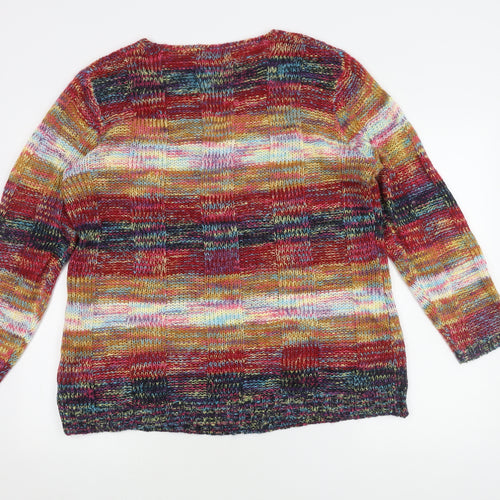 Roman Women's Multicoloured Knit Pullover Size 12