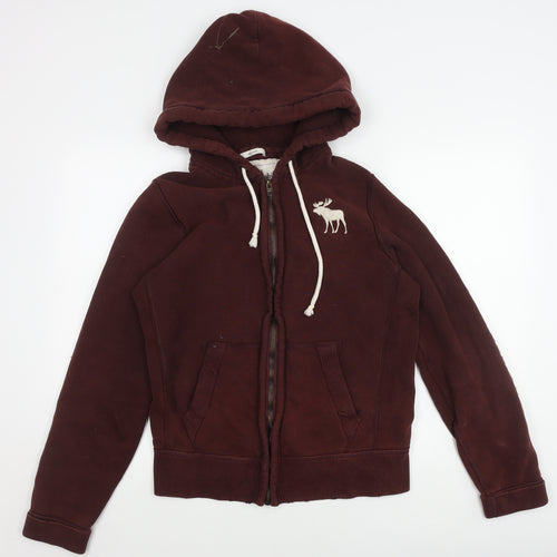 Abercrombie & Fitch Men's Brown Hooded Jacket M