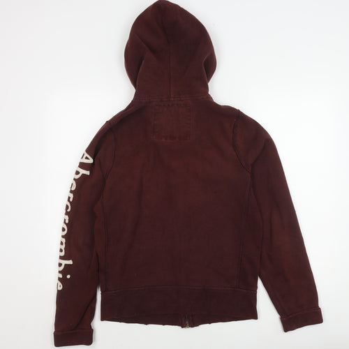 Abercrombie & Fitch Men's Brown Hooded Jacket M