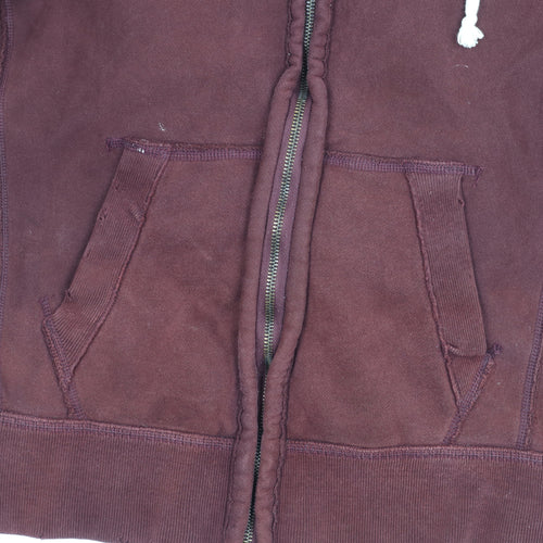 Abercrombie & Fitch Men's Brown Hooded Jacket M