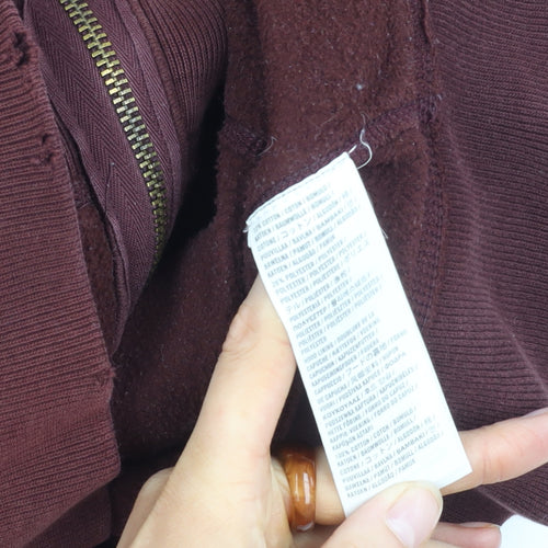 Abercrombie & Fitch Men's Brown Hooded Jacket M