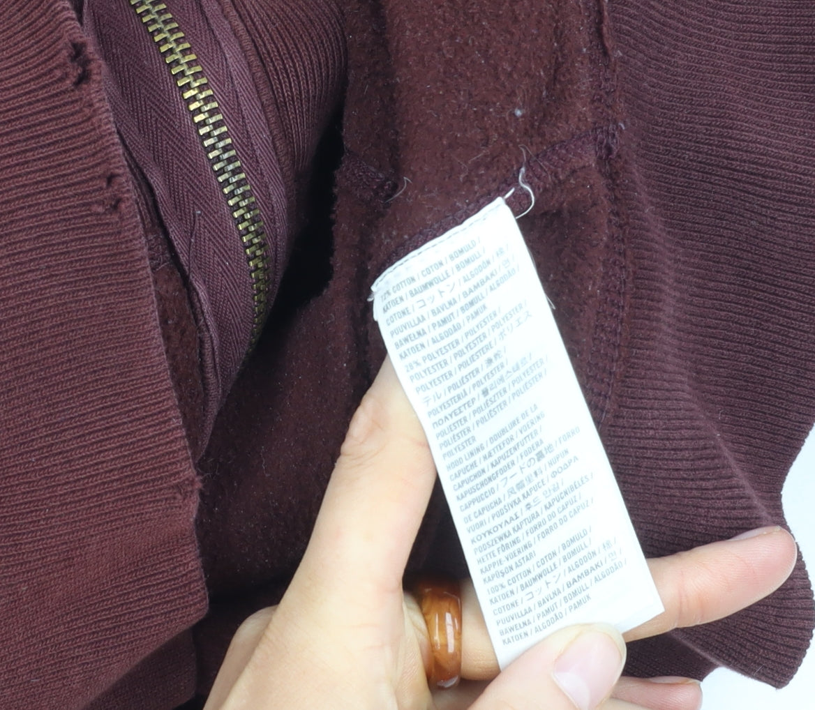 Abercrombie & Fitch Men's Brown Hooded Jacket M