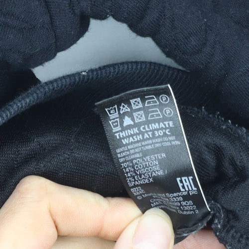 Marks and Spencer Women's Black Pullover Sweatshirt Size 14