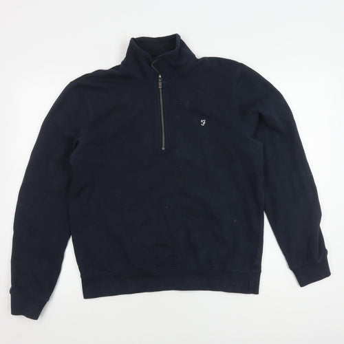Farah Men's Blue M Pullover Sweatshirt