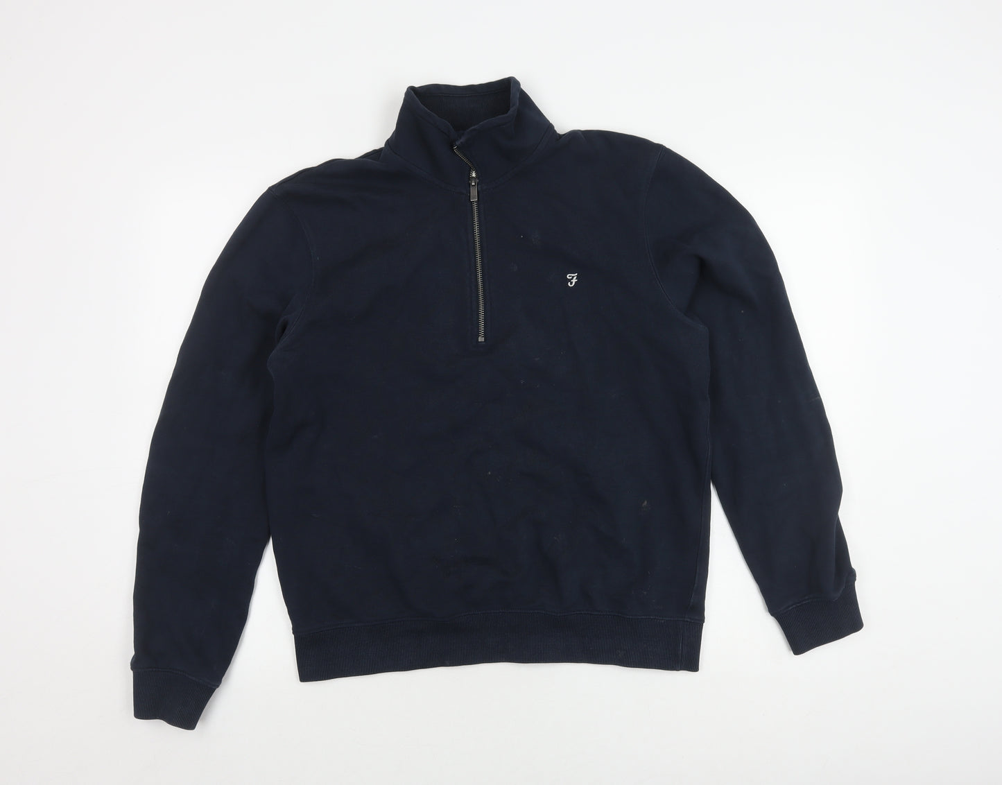 Farah Men's Blue M Pullover Sweatshirt