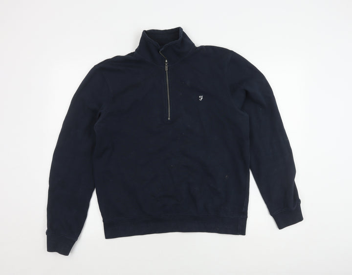 Farah Men's Blue M Pullover Sweatshirt