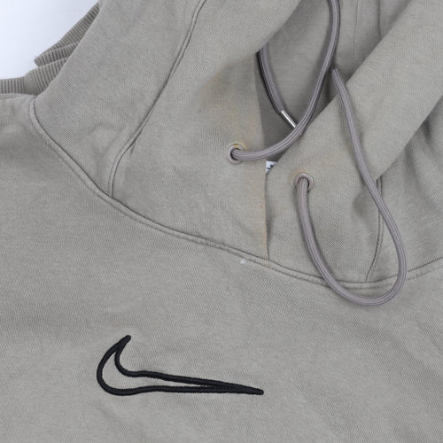 Nike Men's Beige Pullover Hoodie M Hooded