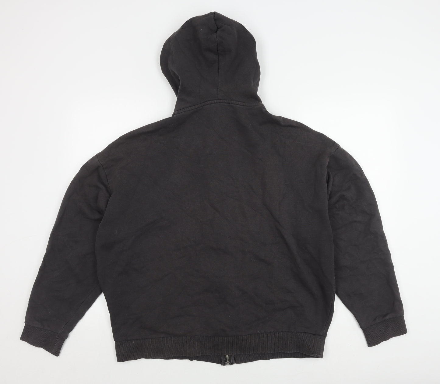 ASOS Men's Black Hooded Full Zip Jacket - Size L