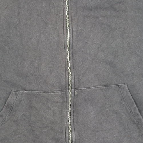 ASOS Men's Black Hooded Full Zip Jacket - Size L