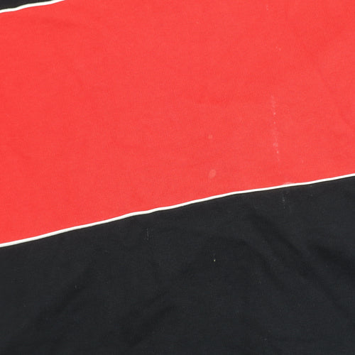 Topman Men's Black Red Pullover Sweatshirt M