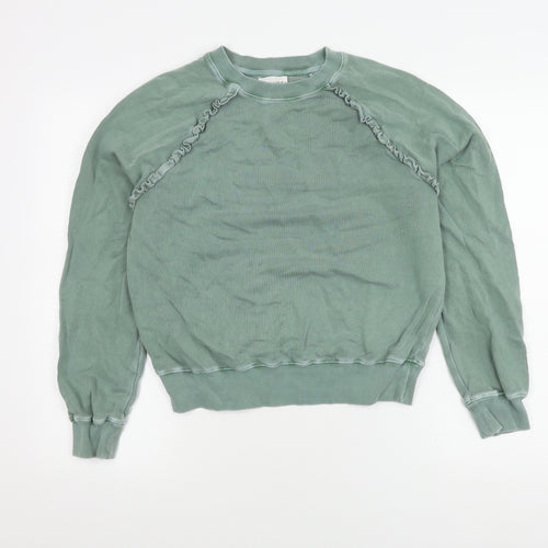 Hush Women's S Green Pullover Jumper, Crew Neck