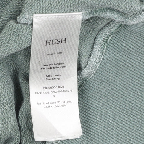 Hush Women's S Green Pullover Jumper, Crew Neck