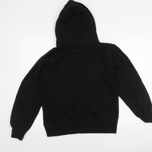 Bravado Black Cartoon Hoodie, Small, Unisex Pullover
