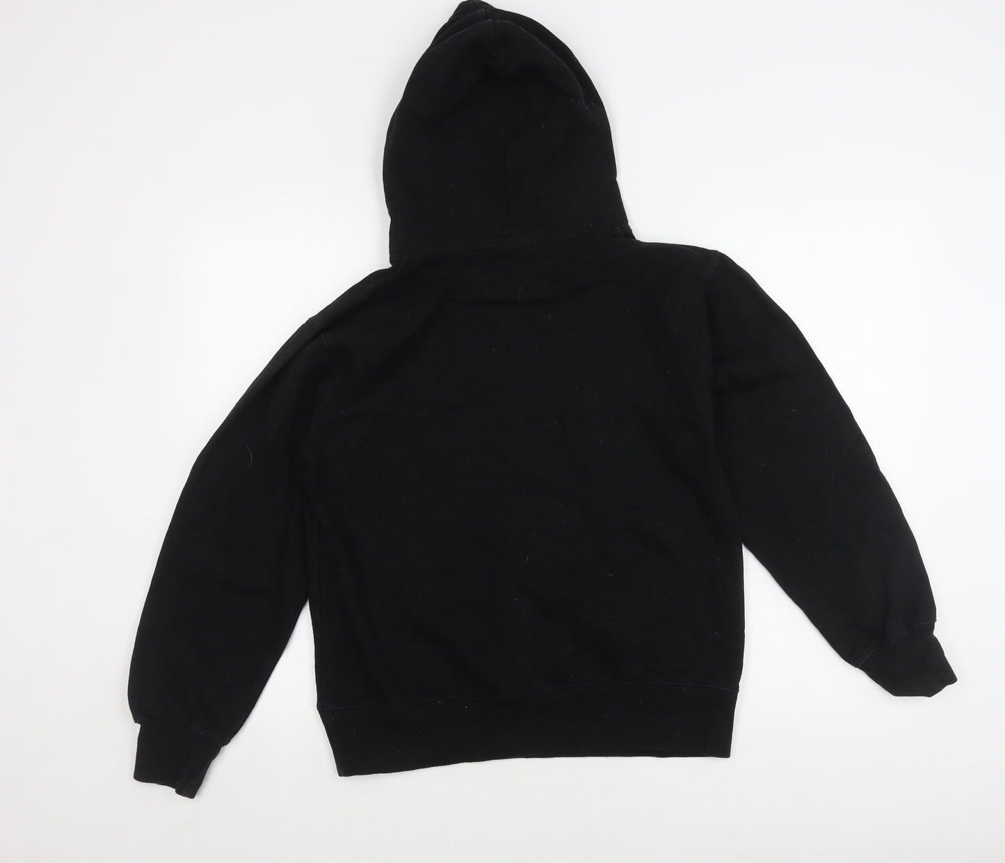 Bravado Black Cartoon Hoodie, Small, Unisex Pullover