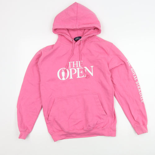 The Open Pink Unisex Hoodie L Graphic Print