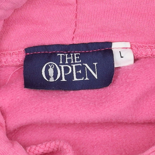 The Open Pink Unisex Hoodie L Graphic Print