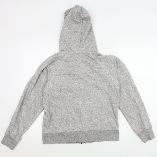 Uniqlo Women’s Grey Hooded Zip Jacket Size M