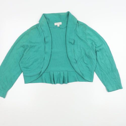 Monsoon Women’s Green Knit Shrug Large