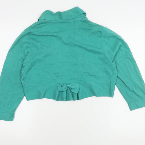 Monsoon Women’s Green Knit Shrug Large