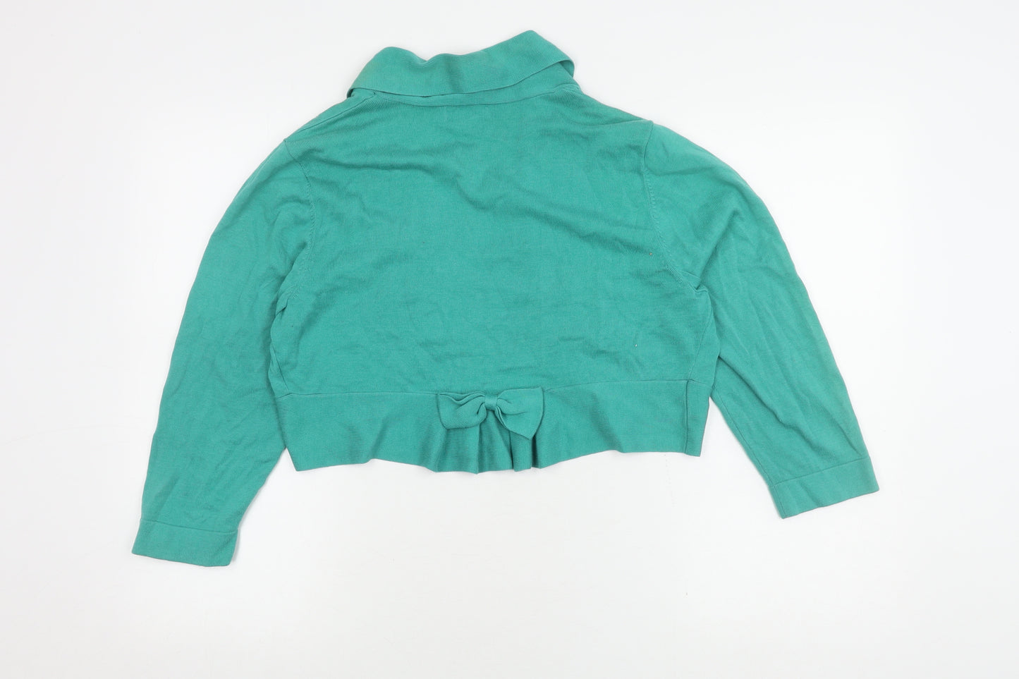 Monsoon Women’s Green Knit Shrug Large